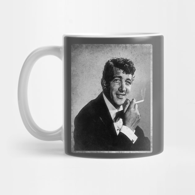 Dean Martin Vintage Black and White by AdiGimbal